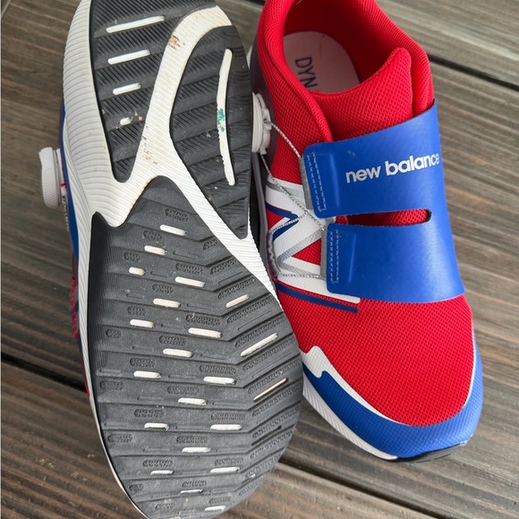 New Balance Kids' Bold Red and Blue Sneakers - Picture 4 of 4